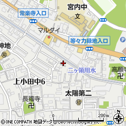 神山アパート周辺の地図