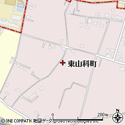千葉県千葉市緑区東山科町周辺の地図