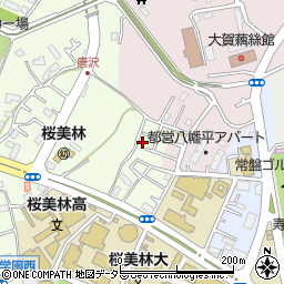 東京都町田市常盤町3616-8周辺の地図