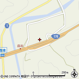 兵庫県豊岡市竹野町森本330周辺の地図