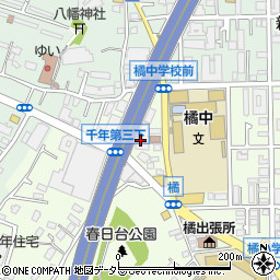神奈川県川崎市高津区千年1267周辺の地図