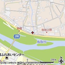 岐阜県美濃市上野108周辺の地図