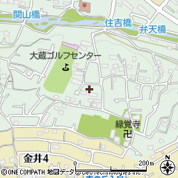 東京都町田市大蔵町3087周辺の地図