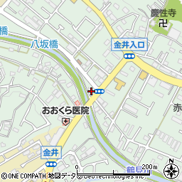 東京都町田市大蔵町204周辺の地図