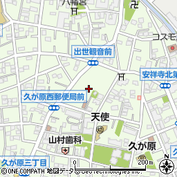 東京都大田区久が原2丁目7周辺の地図