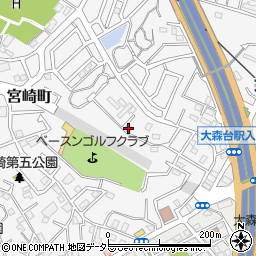 コーポ丘の町周辺の地図