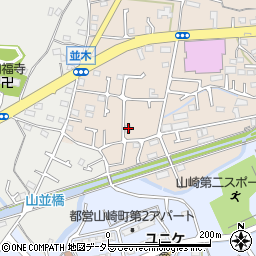 東京都町田市野津田町46周辺の地図