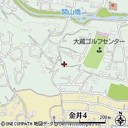 東京都町田市大蔵町3035周辺の地図