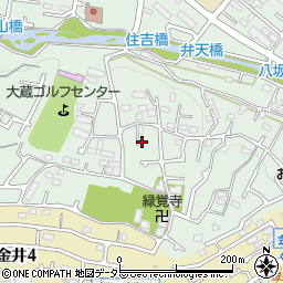 東京都町田市大蔵町3100周辺の地図