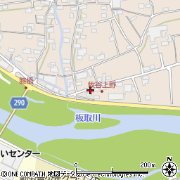 岐阜県美濃市上野129周辺の地図