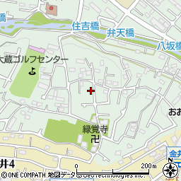 東京都町田市大蔵町3101周辺の地図