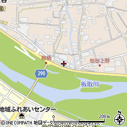 岐阜県美濃市上野112周辺の地図