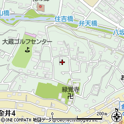 東京都町田市大蔵町3100-4周辺の地図