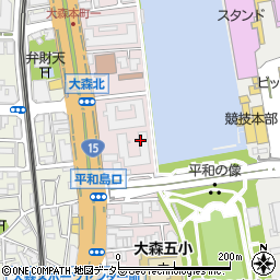 東京都大田区大森本町1丁目8周辺の地図