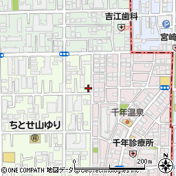 神奈川県川崎市高津区千年1027-2周辺の地図