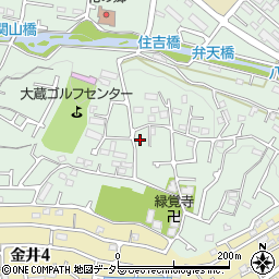 東京都町田市大蔵町3099-6周辺の地図
