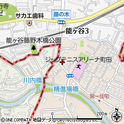 東京都町田市三輪町15周辺の地図