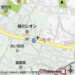 東京都町田市大蔵町2224-3周辺の地図