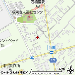 千葉県山武市白幡1619-42周辺の地図