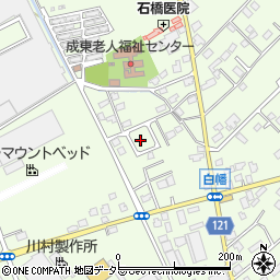 千葉県山武市白幡1619-48周辺の地図