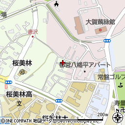 東京都町田市常盤町3616-22周辺の地図