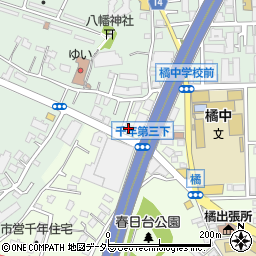 神奈川県川崎市高津区千年1251周辺の地図