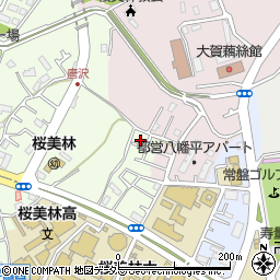東京都町田市常盤町3616-21周辺の地図