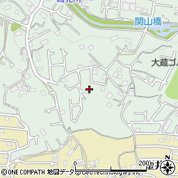 東京都町田市大蔵町2986-23周辺の地図