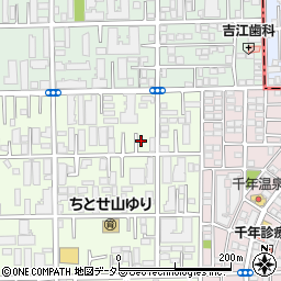神奈川県川崎市高津区千年1020-12周辺の地図