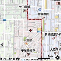 神奈川県川崎市高津区千年新町4-4周辺の地図