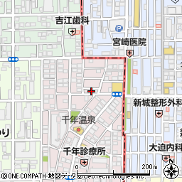 神奈川県川崎市高津区千年新町4周辺の地図