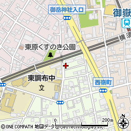 東京都大田区西嶺町1-8周辺の地図
