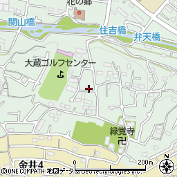 東京都町田市大蔵町3093-7周辺の地図