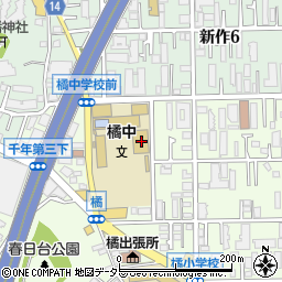 神奈川県川崎市高津区千年1292-1周辺の地図