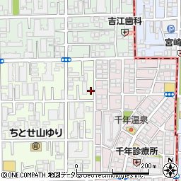 神奈川県川崎市高津区千年1027-4周辺の地図