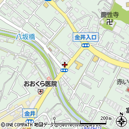 東京都町田市大蔵町206周辺の地図