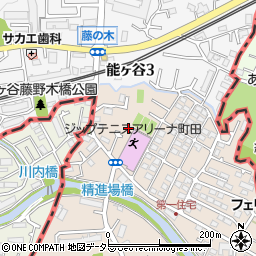 東京都町田市三輪町21周辺の地図