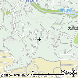 東京都町田市大蔵町2986-22周辺の地図