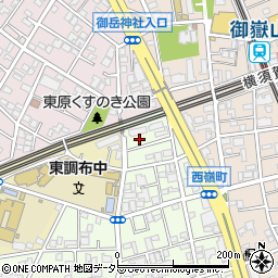 東京都大田区西嶺町1-6周辺の地図