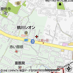 東京都町田市大蔵町2224-1周辺の地図