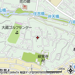 東京都町田市大蔵町3100-2周辺の地図