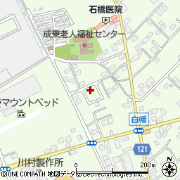 千葉県山武市白幡1619-46周辺の地図