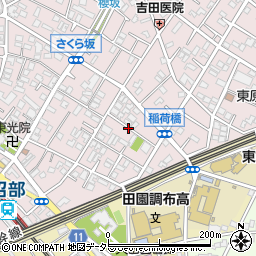 東京都大田区田園調布本町21周辺の地図