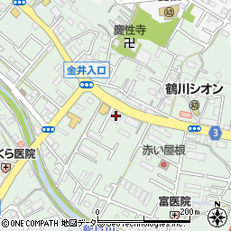 飲茶テラス桃菜　鶴川店周辺の地図