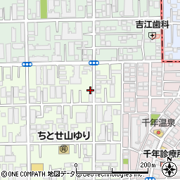 神奈川県川崎市高津区千年1023-1周辺の地図