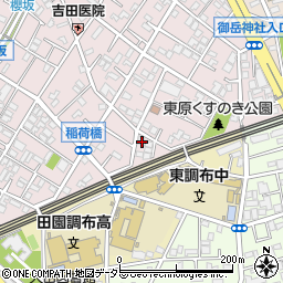 東京都大田区田園調布本町14-5周辺の地図