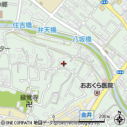 東京都町田市大蔵町3145-2周辺の地図