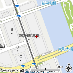 東京都大田区平和島3丁目周辺の地図