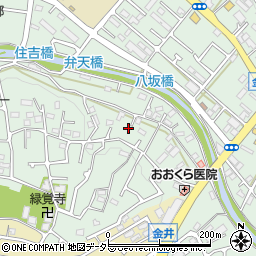 東京都町田市大蔵町3146周辺の地図