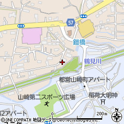 東京都町田市野津田町158周辺の地図